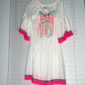 Summer Dress/Coverup SUPER CUTE!!! OS fits all! Neon colors NWT!💗